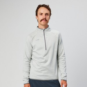 Altra CORE 1/2 ZIP Men's Pullover Grey | BUM-520783