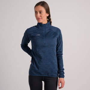 Altra CORE 1/2 ZIP Women's Pullover Blue | INA-078546