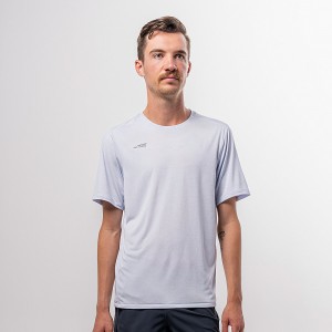 Altra CORE SHORT SLEEVE TEE Men's T-Shirt Light Blue | FZL-312768