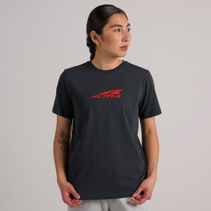 Altra EVERYDAY RECYCLED TEE Women's T-Shirt Black | JLA-087561