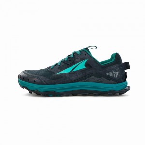 Altra LONE PEAK 6 Women's Trail Running Shoes Black Green | PJD-302574