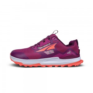 Altra LONE PEAK 7 Women's Trail Running Shoes Purple / Orange | AZF-614793