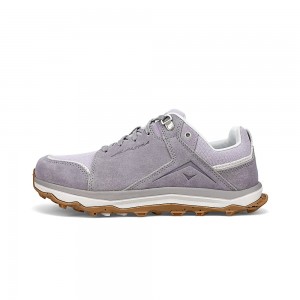 Altra LP ALPINE Women's Trail Running Shoes Grey / Purple | DJB-206451