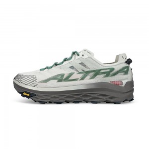 Altra MONT BLANC Men's Trail Running Shoes Grey / Green | MYN-829760