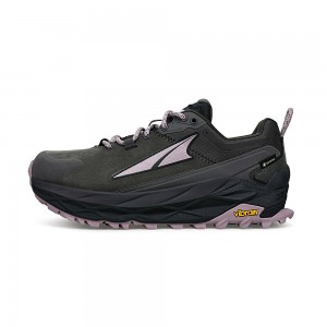 Altra OLYMPUS 5 HIKE LOW GTX Women's Trail Running Shoes Grey / Black | QYL-360812