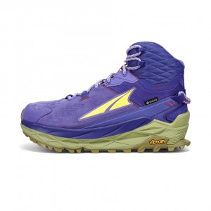 Altra OLYMPUS 5 HIKE MID GTX Women's Hiking Boots Purple | TNH-691824