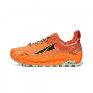 Altra OLYMPUS 5 Men's Trail Running Shoes Orange | KCO-173825