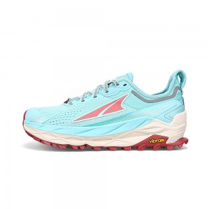 Altra OLYMPUS 5 Women's Trail Running Shoes Light Blue | OVY-217043