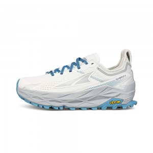 Altra OLYMPUS 5 Women's Trail Running Shoes White / Blue | TPN-184250