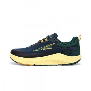 Altra OUTROAD 2 Men's Road Running Shoes Blue / Yellow | HWJ-258361