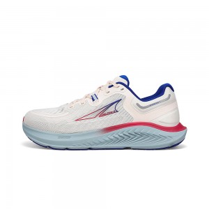 Altra PARADIGM 7 Men's Road Running Shoes White / Blue | EID-680357