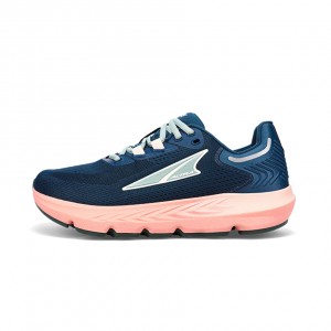 Altra PROVISION 7 Women's Road Running Shoes Navy / Pink | BXO-603895