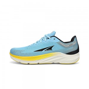 Altra RIVERA 3 Men's Road Running Shoes Blue / Yellow | XTY-902513