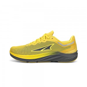 Altra RIVERA 3 Men's Road Running Shoes Grey / Yellow | QAG-718342