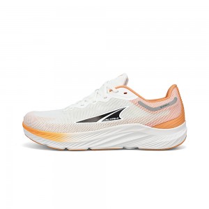 Altra RIVERA 3 Men's Road Running Shoes White / Orange | ZUC-569207