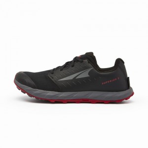 Altra SUPERIOR 5 Men's Trail Running Shoes Black / Red | LIB-475306