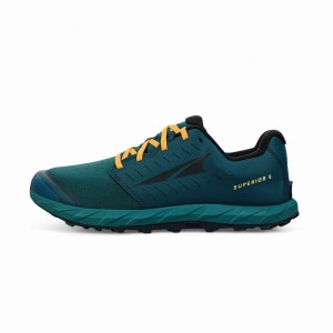 Altra SUPERIOR 5 Men's Trail Running Shoes Green | MIS-904253