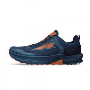 Altra TIMP 5 Men's Trail Running Shoes Blue / Orange | NGS-492753