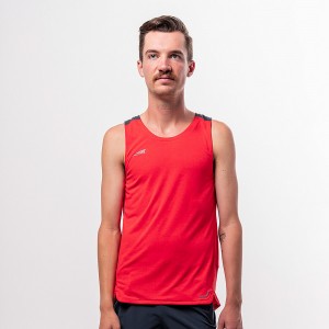 Altra VANISH Men's Tank Top Red | TZI-528601