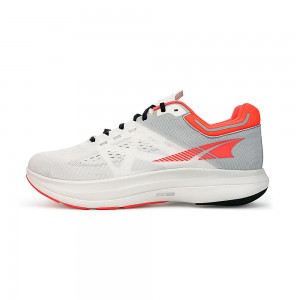 Altra VANISH TEMPO Men's Road Running Shoes White / Coral | IBF-987021