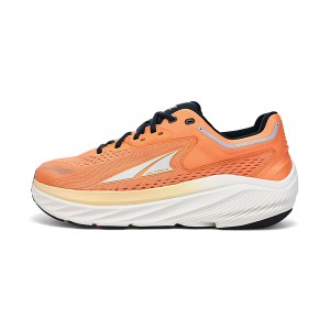 Altra VIA OLYMPUS Men's Road Running Shoes Black / Orange | WDA-243670