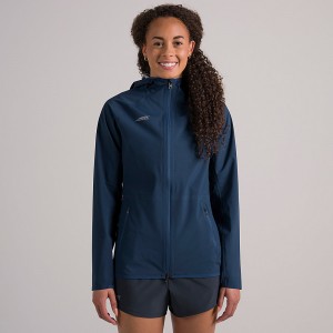 Altra WATERPROOF RUN Women's Jackets Navy | OSQ-017634