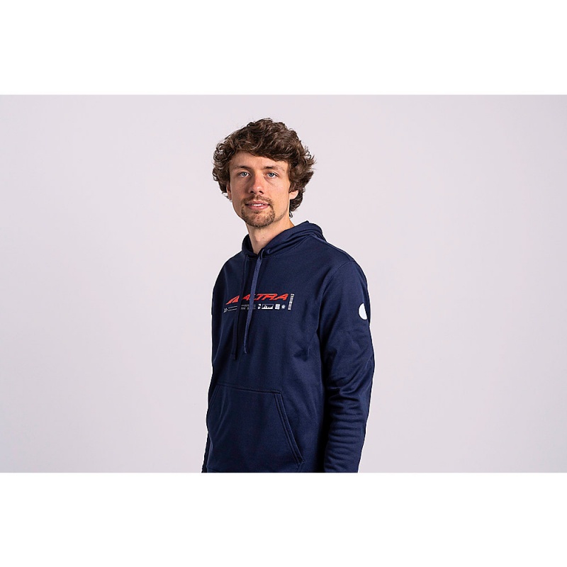 Altra CLASSIC Men's Hoodie Navy | XHK-645398