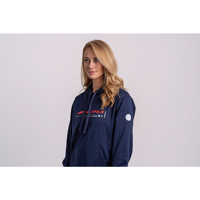 Altra CLASSIC Women's Hoodie Navy | YTS-473089