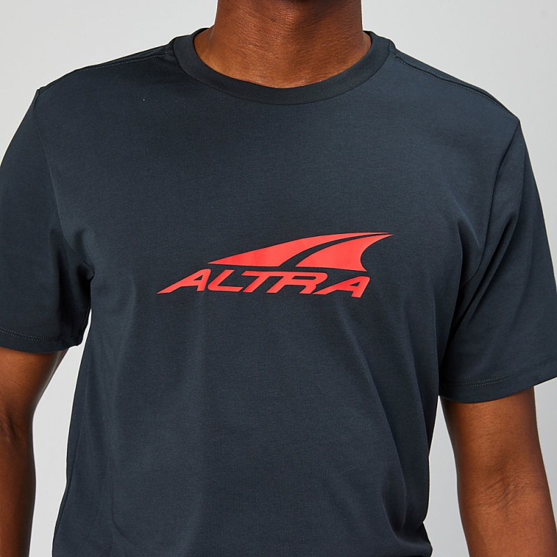 Altra EVERYDAY RECYCLED TEE Men's T-Shirt Black | BHC-801723