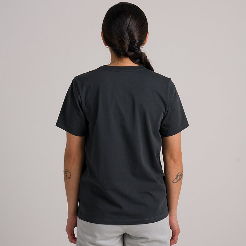 Altra EVERYDAY RECYCLED TEE Women's T-Shirt Black | JLA-087561