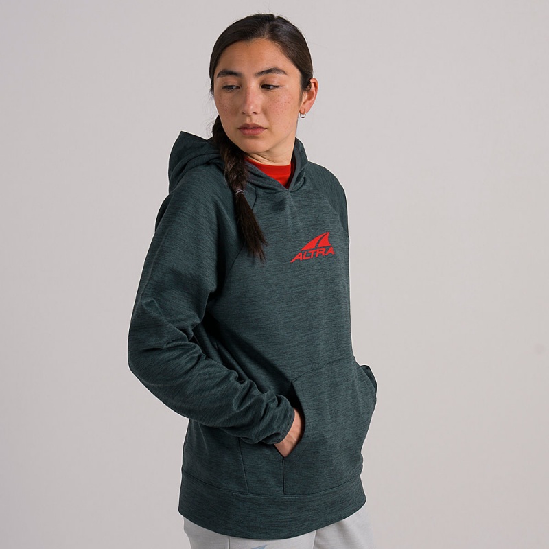 Altra EVERYDAY Women's Hoodie Green | DZH-712463