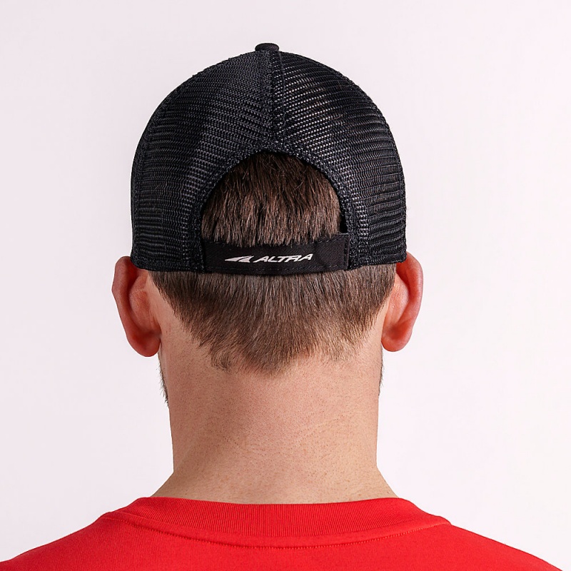 Altra LEGEND RUNNING TRUCKER Men's Hats Black | STG-719342