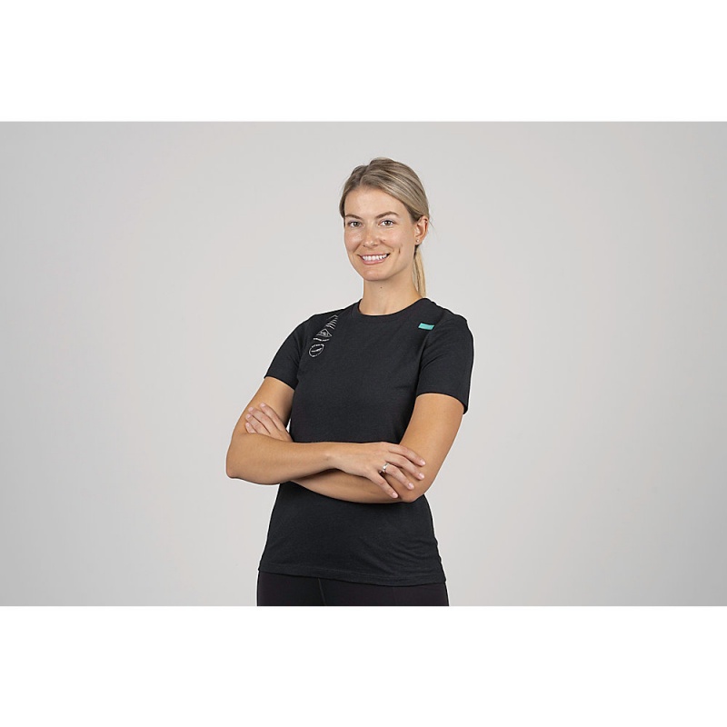 Altra LEGEND SHORT SLEEVE Women's T-Shirt Black | EIY-281547