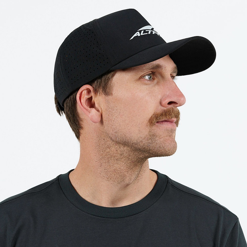 Altra LOGO'D TRUCKER Men's Hats Black | WIH-352189