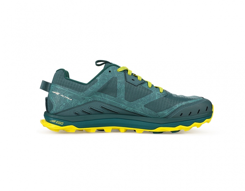 Altra LONE PEAK 6 Men's Trail Running Shoes Green | OEI-817059