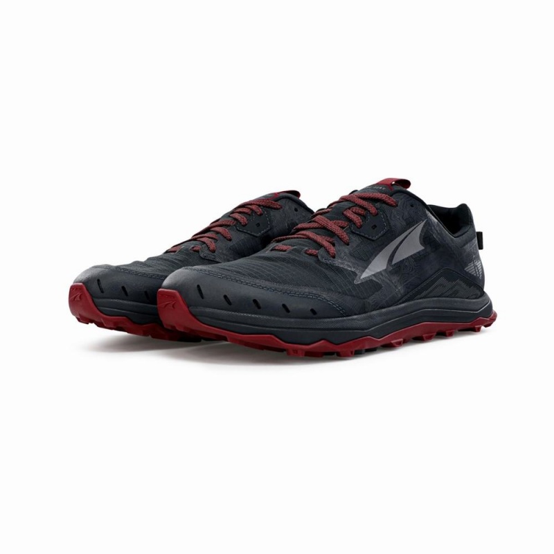 Altra LONE PEAK 6 Men's Trail Running Shoes Black | ZXK-652487