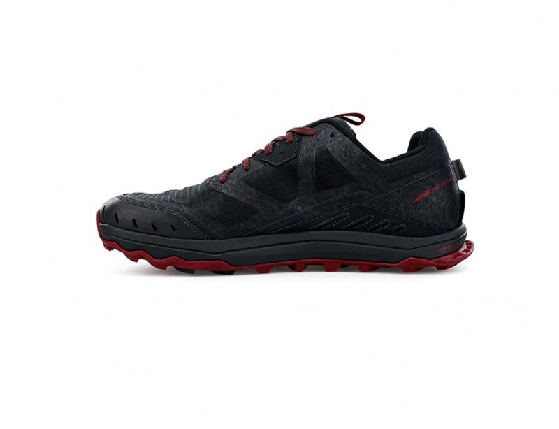 Altra LONE PEAK 6 WIDE Men's Trail Running Shoes Black / Gray | XID-801953