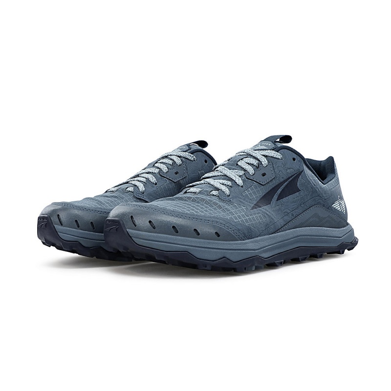 Altra LONE PEAK 6 Women's Trail Running Shoes Navy / Light Blue | LWO-296430