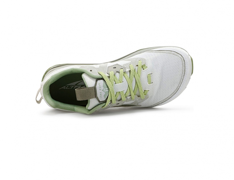 Altra LONE PEAK 6 Women's Trail Running Shoes White / Green | VLG-217430