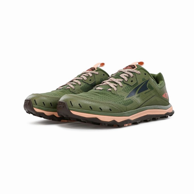 Altra LONE PEAK 6 Women's Trail Running Shoes Olive | HTR-197308