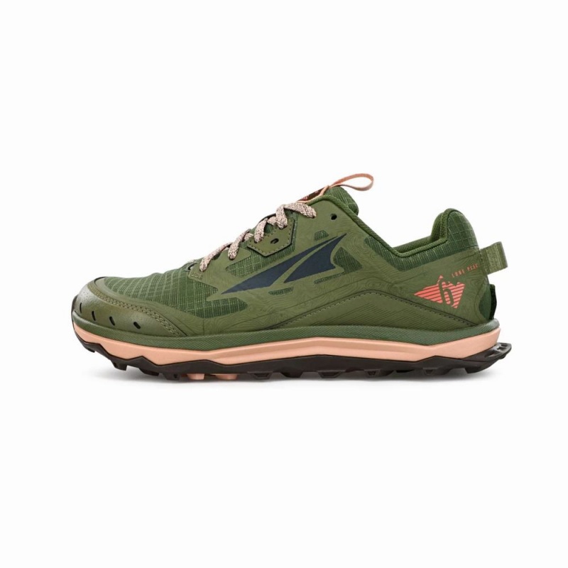 Altra LONE PEAK 6 Women\'s Trail Running Shoes Olive | HTR-197308