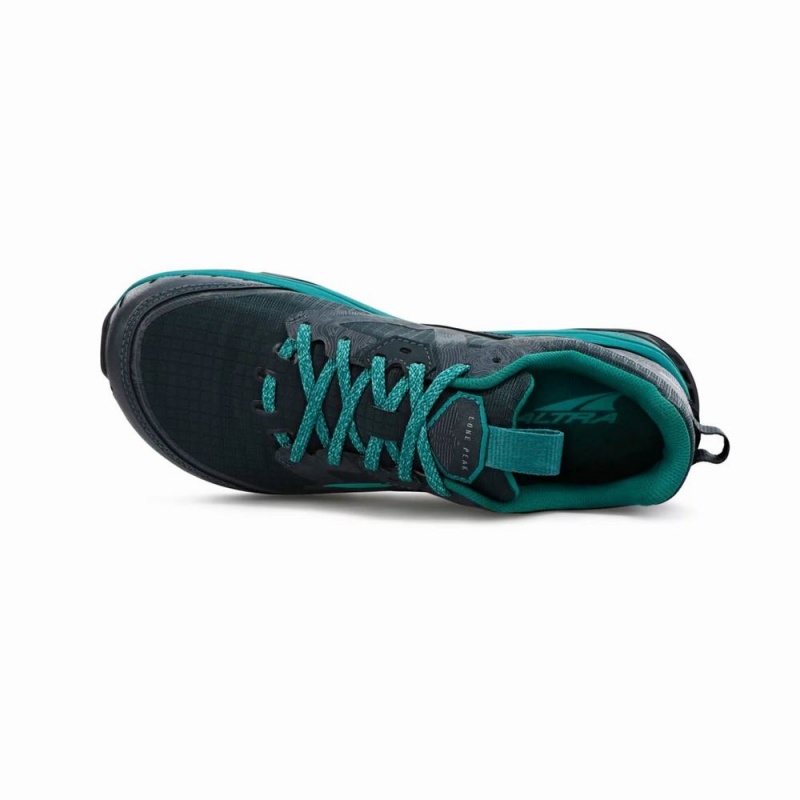 Altra LONE PEAK 6 Women's Trail Running Shoes Black Green | PJD-302574