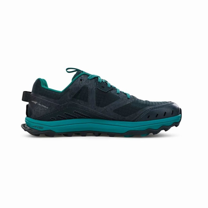 Altra LONE PEAK 6 Women's Trail Running Shoes Black Green | PJD-302574