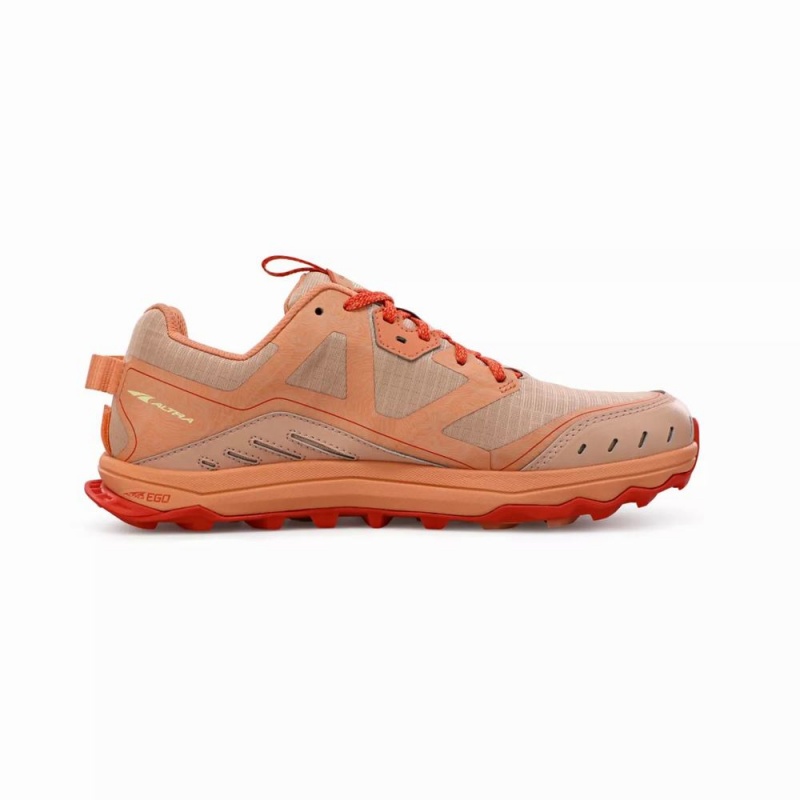 Altra LONE PEAK 6 Women's Trail Running Shoes Coral | YAU-054621