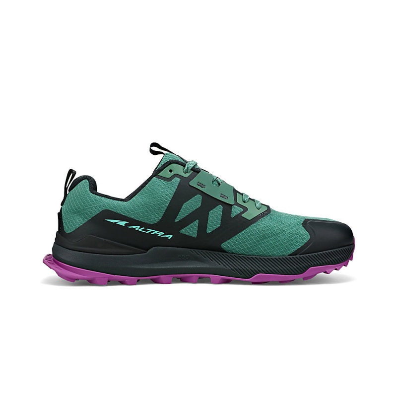 Altra LONE PEAK 7 Men's Trail Running Shoes Green / Turquoise | IXC-407968