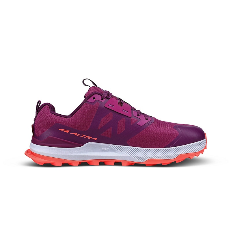 Altra LONE PEAK 7 Women's Trail Running Shoes Purple / Orange | AZF-614793