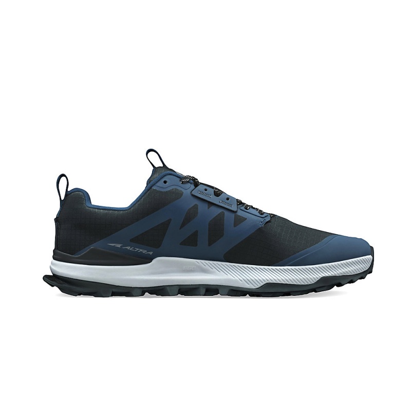 Altra LONE PEAK 8 Men's Trail Running Shoes Navy / Black | AXV-190857