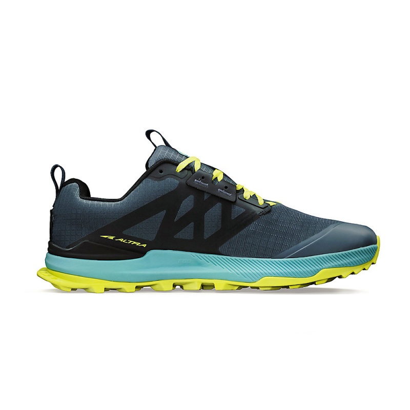 Altra LONE PEAK 8 Men's Trail Running Shoes Black / Green | NMO-960384