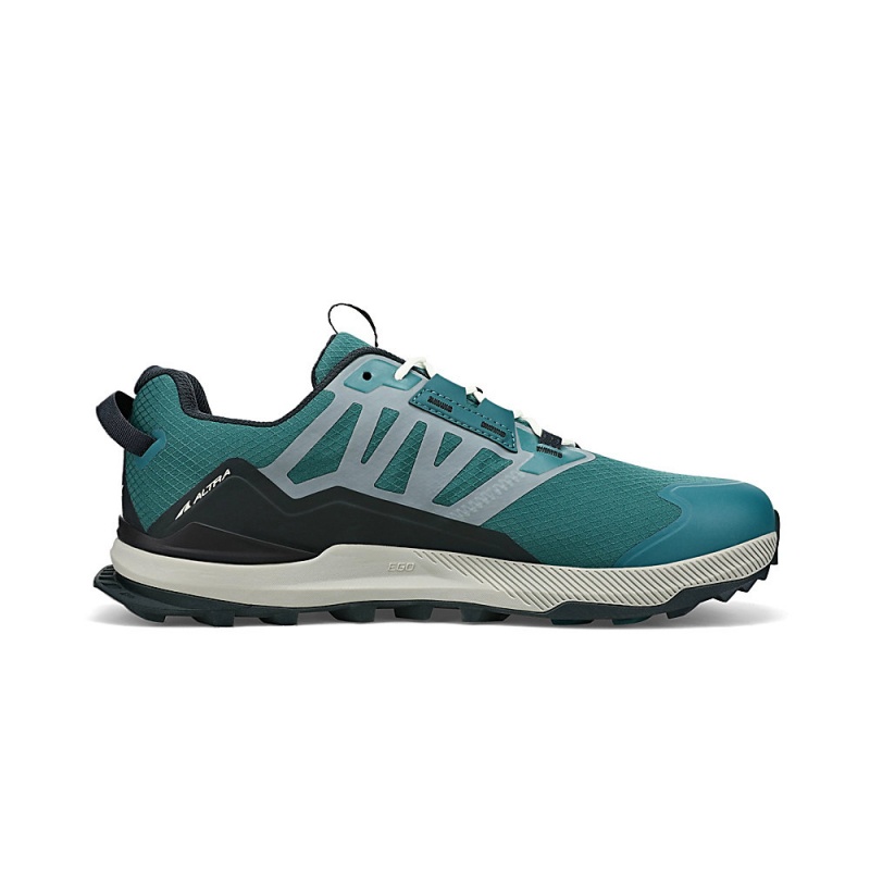 Altra LONE PEAK ALL-WTHR LOW 2 Men's Hiking Shoes Deep Green | PRV-132096