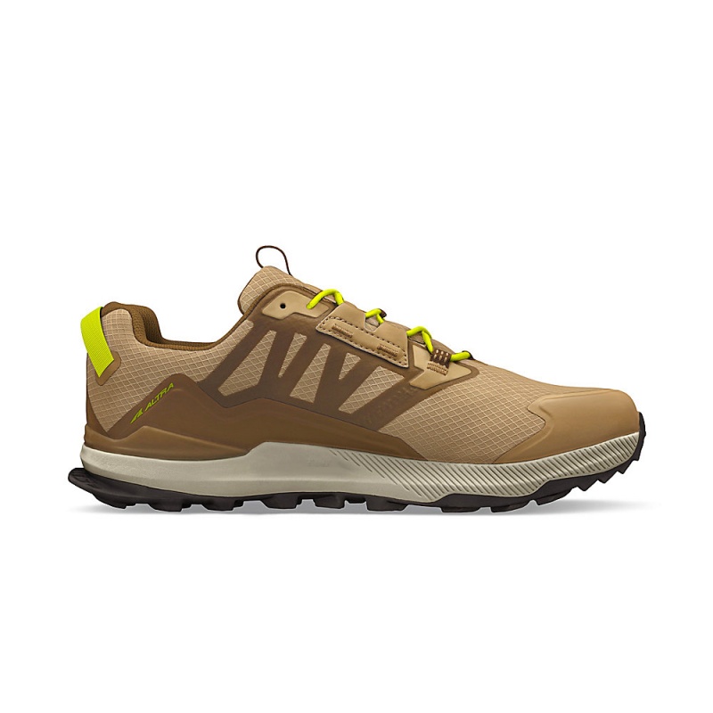 Altra LONE PEAK ALL-WTHR LOW 2 Men's Hiking Shoes Brown | IGB-058792